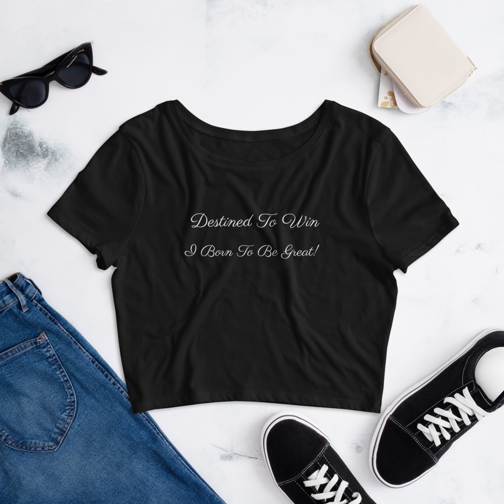 *New* ‘Destined To Win’ ‘Born To be Great’ CropTop